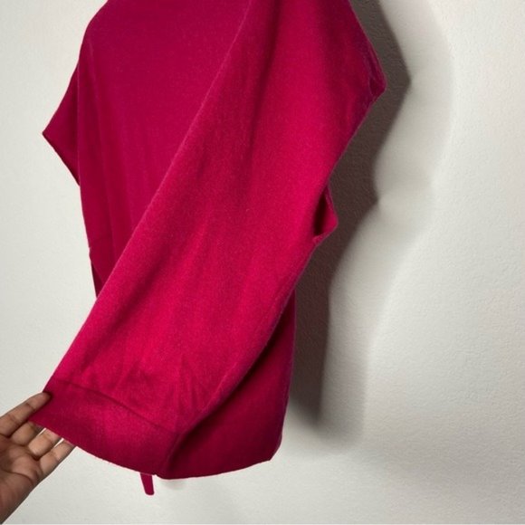 Fabiana Filippi Hot Pink Cashmere Wool & Silk Sleeveless Sweater Top Size M - Picture 6 of 7